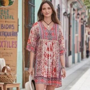 Sundance Wild Provence Dress with a Boho Print -  NEVER BEEN WORN